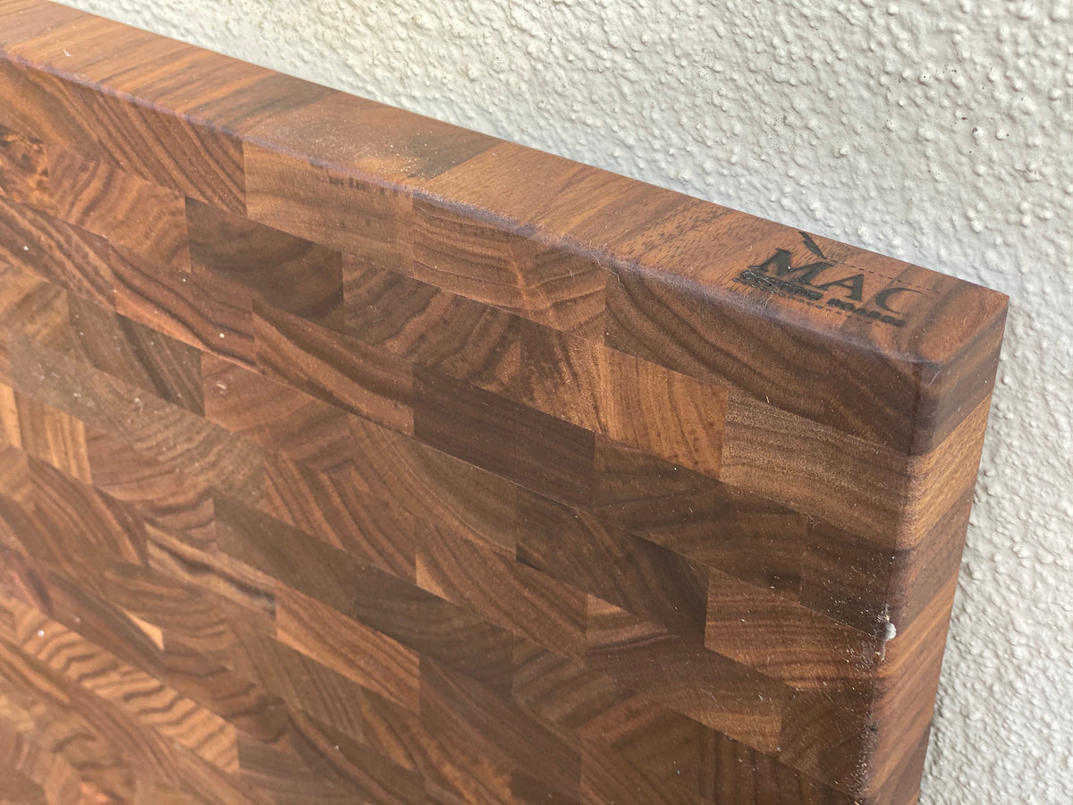 MKC CUTTING BOARD - DARK WOOD FINISH