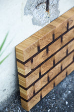 Load image into Gallery viewer, Brick Wall Cutting Board (End Grain)